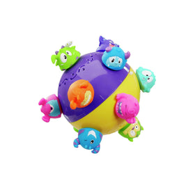 Girls Pink Cotton Logo Dress